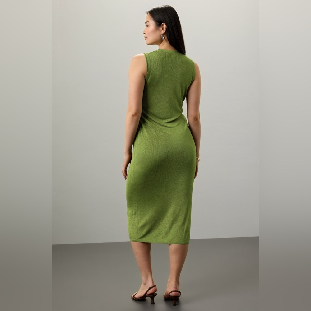 Atlein x RTR Green Knit Midi Dress - Picture 7 of 10